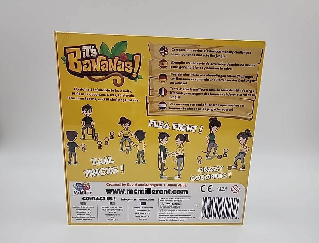 It’s Bananas! the Monkey Tail Game for Kids, Teens and Tipsy Adults McMiller