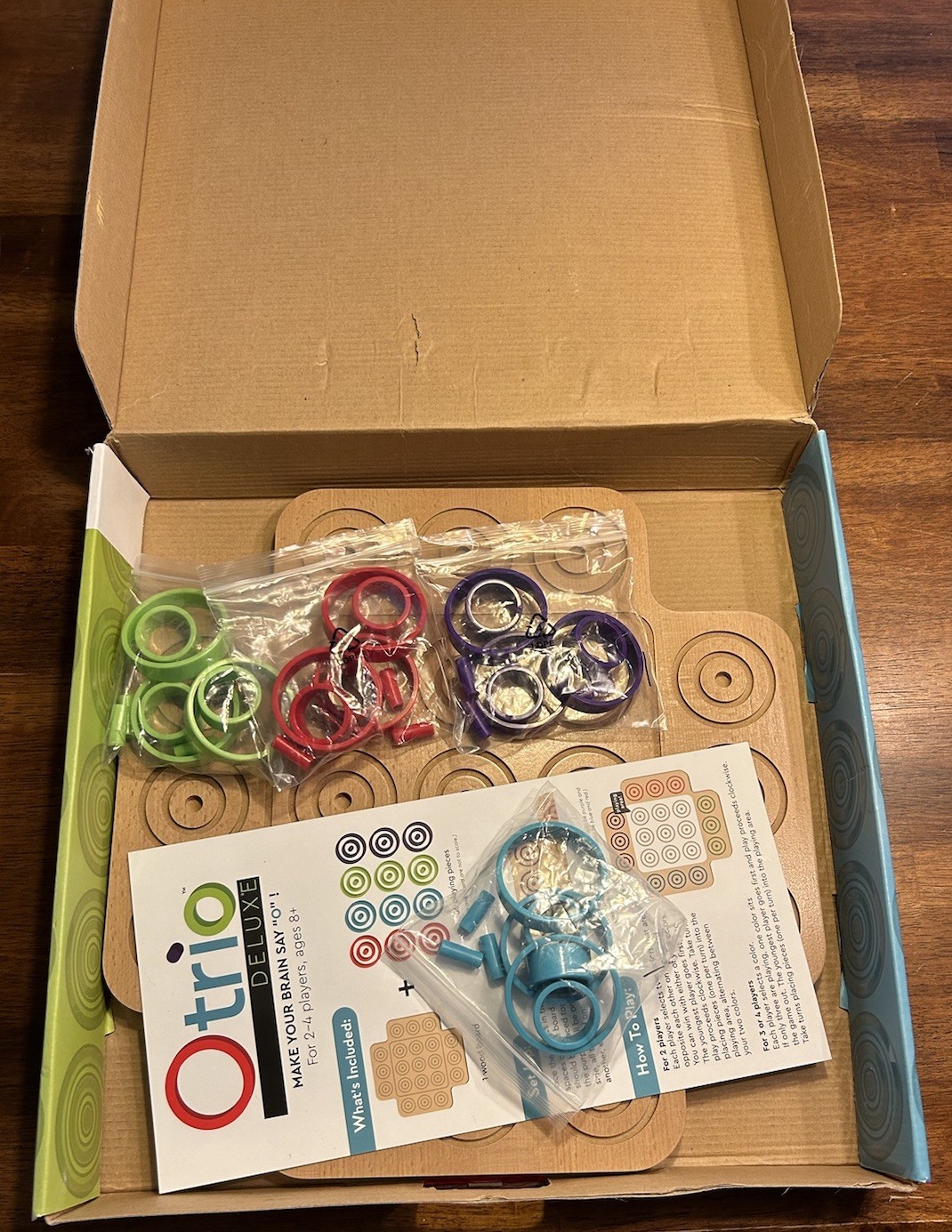 Spin Master Games, Otrio Wood Strategy Game, Fun Family Board Game, STEM Game