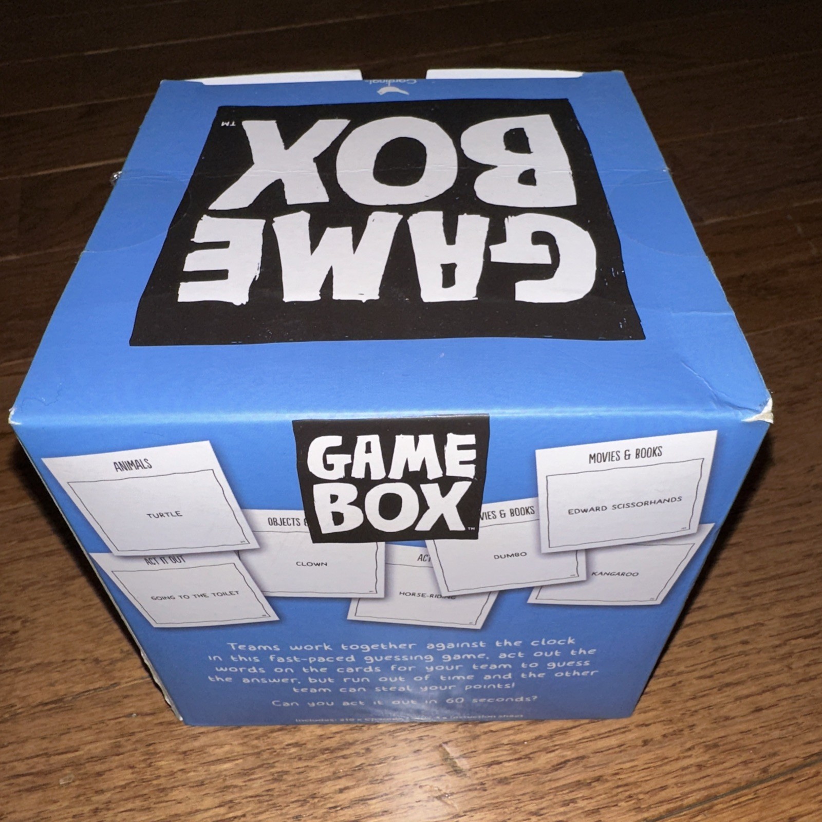 Game Box Charades. Any It Out, Cardinal Games New Sealed