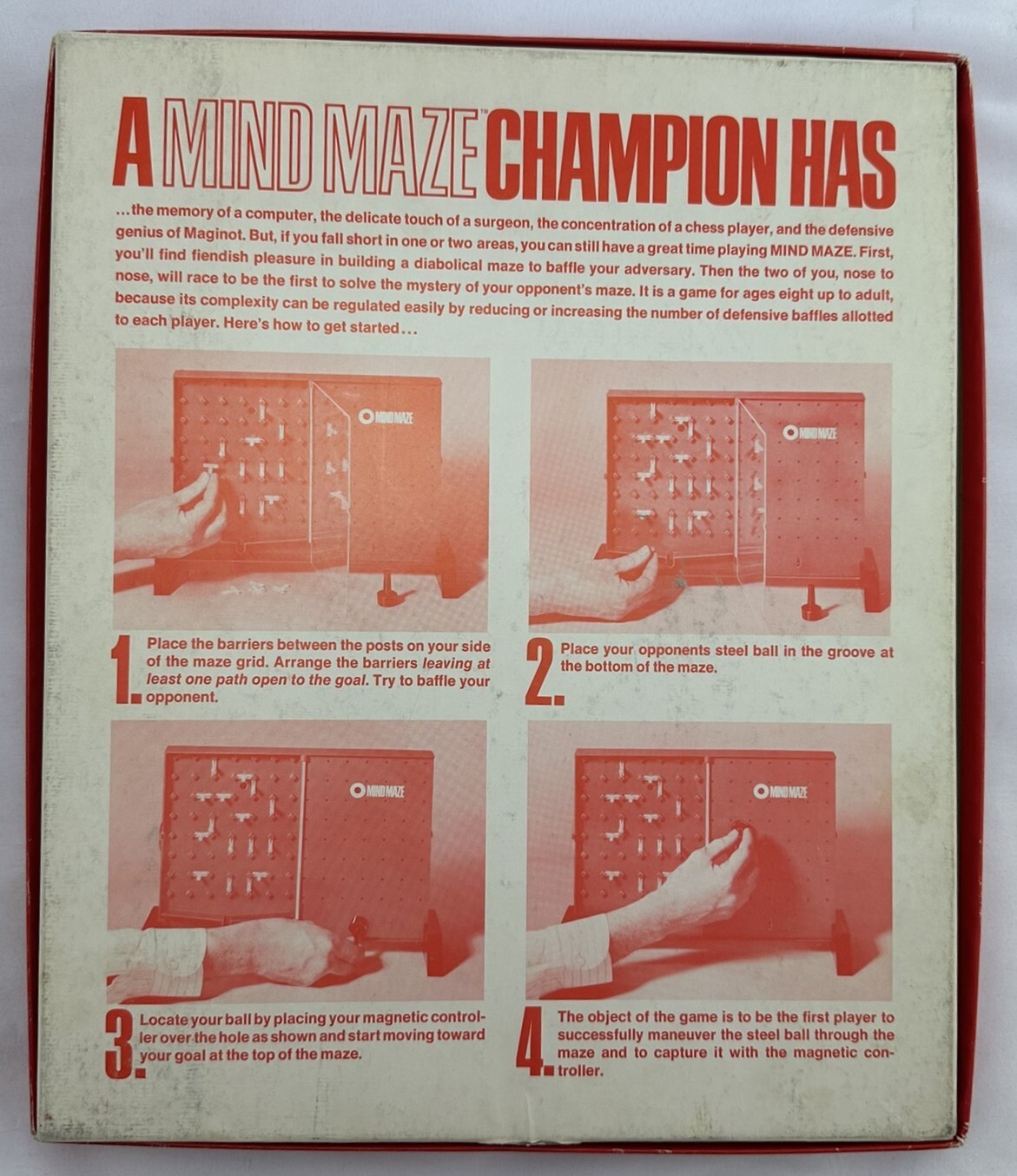 1970 Mind Maze Game by Parker Brothers Complete Great Condition FREE SHIPPING
