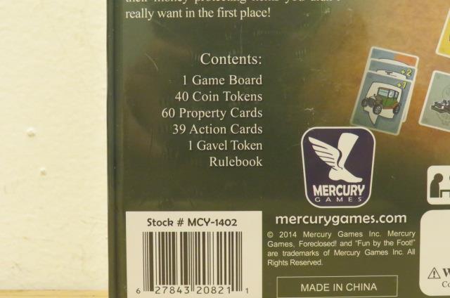 Mercury Games – Foreclosed – Moneybag’s Financial Empire is Crumbling (SEALED)