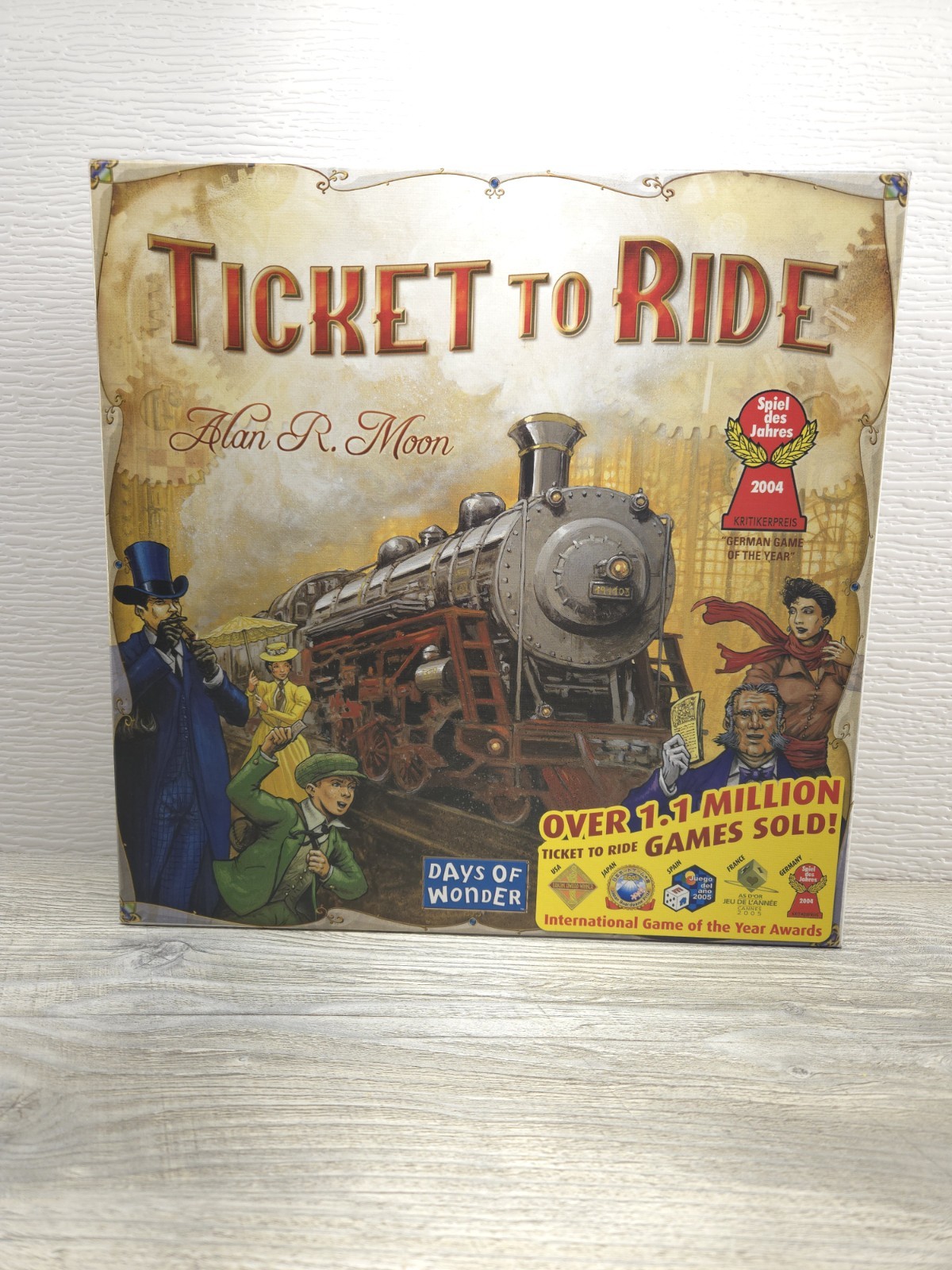 NIB Ticket to Ride game by Alan R. Moon, new in box board game complete