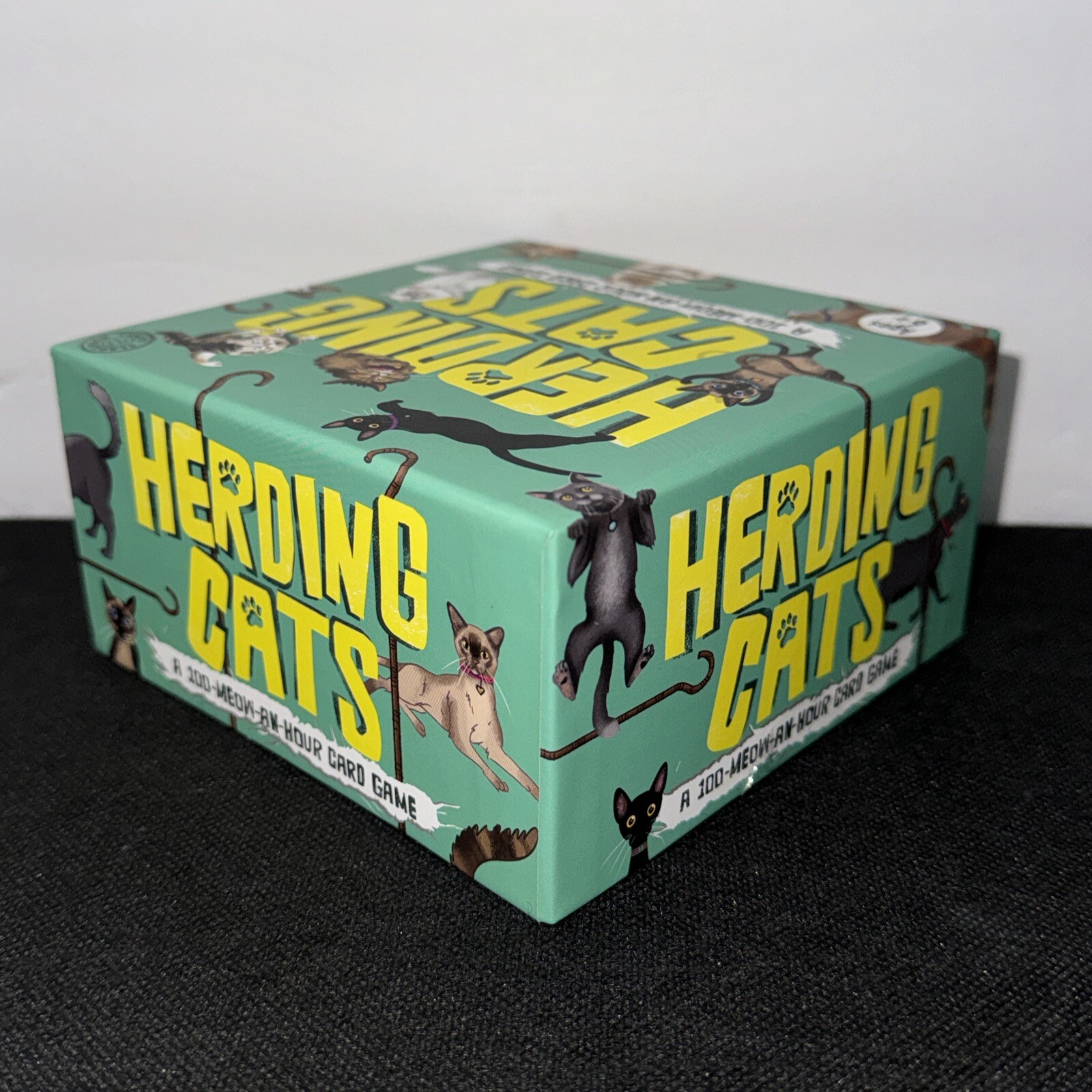 Herding Cats: A 100 Meow An Hour Card Game – New Open Box – Complete