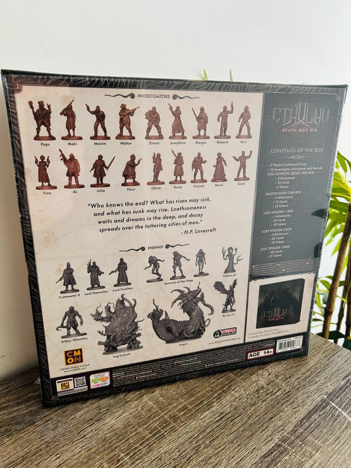 Cthulhu Death May Die: Fear of the Unknown Kickstarter Exclusives CHOOSE ADD ON