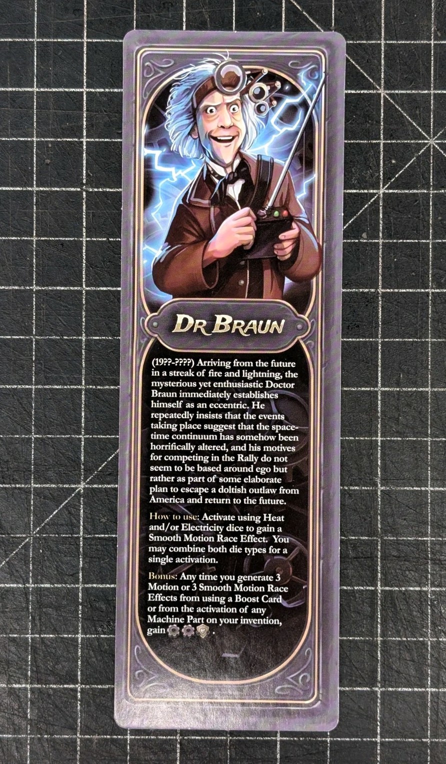 Steampunk Rally Dr Braun Board Game Promo Dice Tower 2016
