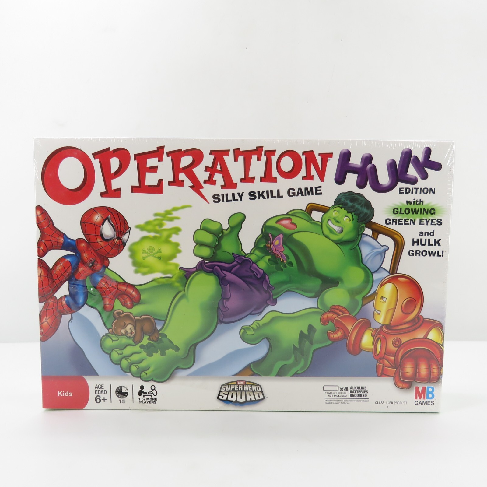 2008 Hulk Operation Marvel Avengers Game Milton Bradley NIB Sealed