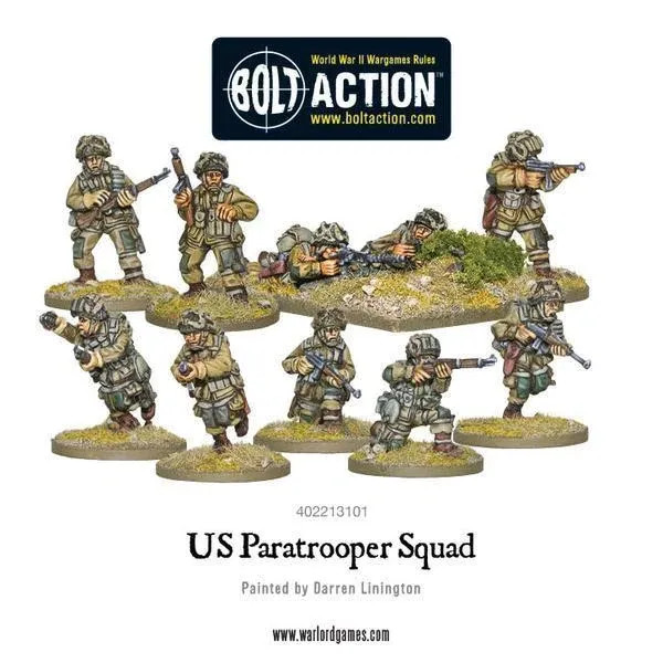 Bolt Action – US Paratrooper Squad