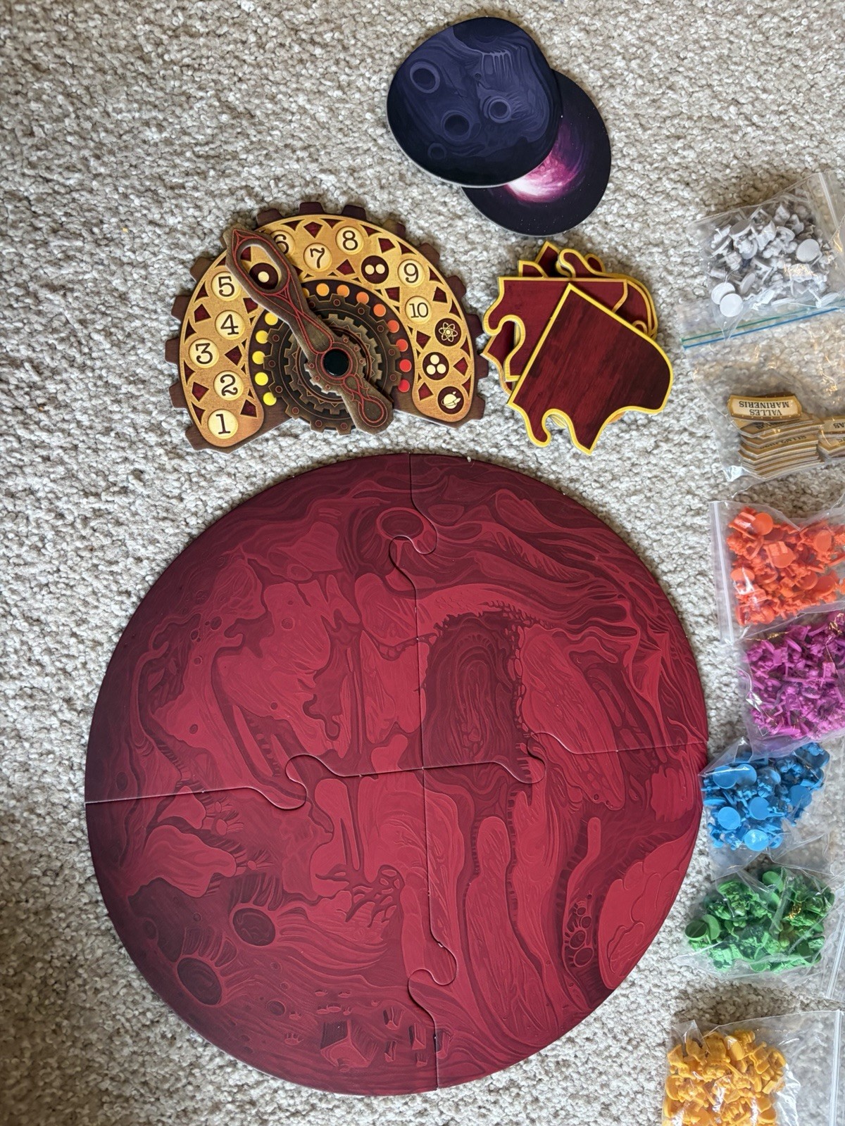 Mission Red Planet Board Game Complete Fantasy Flight 2015