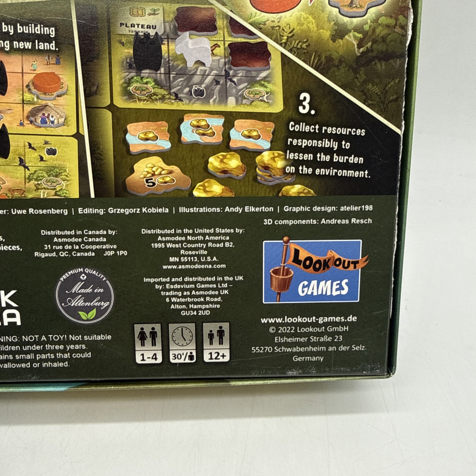 UWE ROSENBERG – ATIWA – ADVANCED LEVEL Board Game Lookout Games