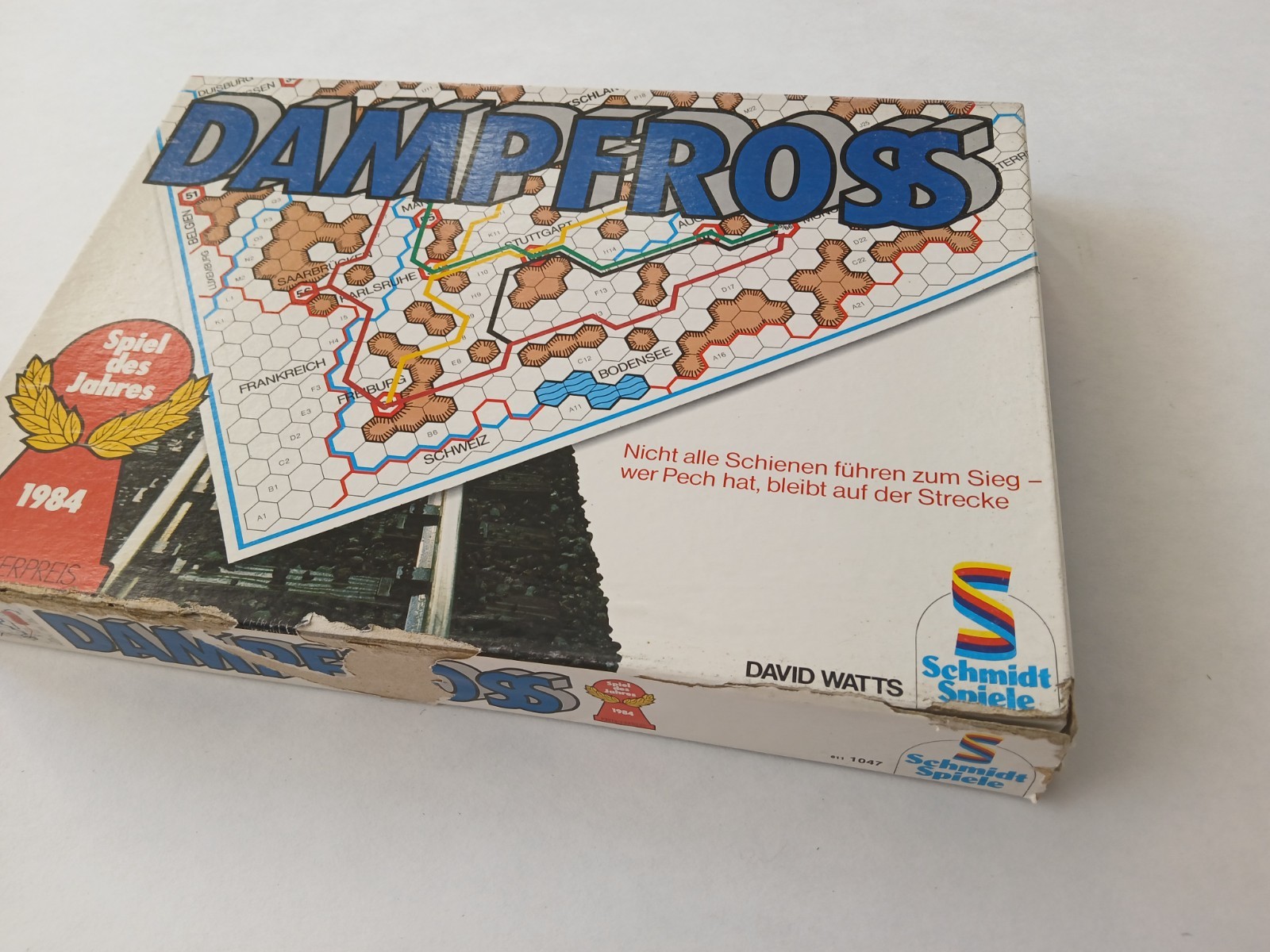 Schmidt Games Board Game Steam Horse Game of the Year 1984