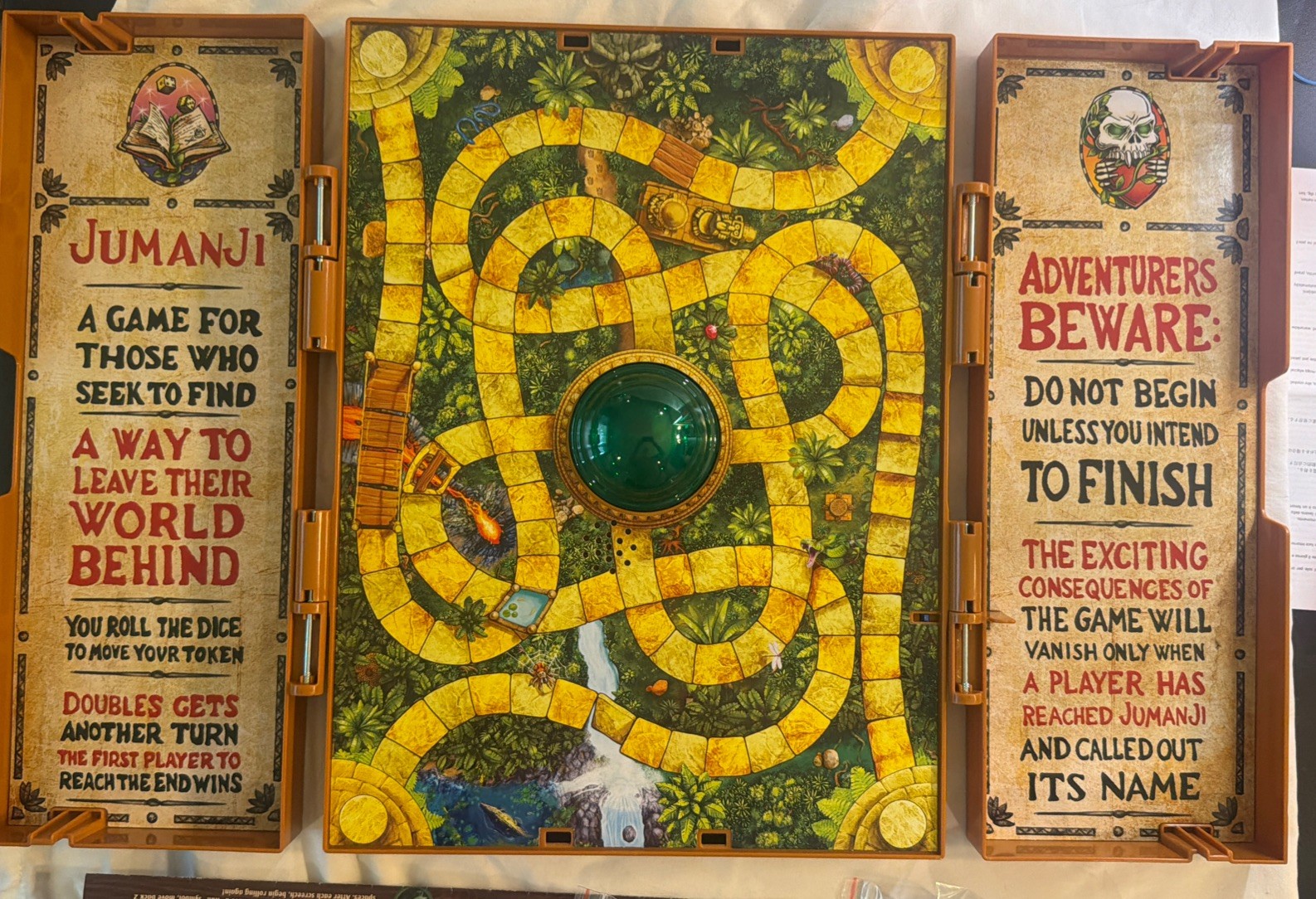 Jumanji Deluxe Electronic Board Game Adventure Game Spin Master – Tested Works*