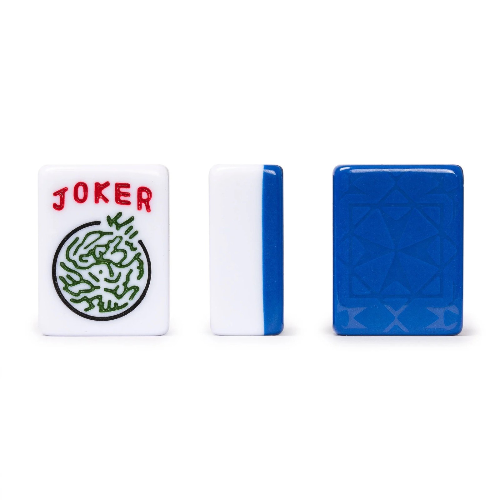 American Mahjong ”Santorini Blue” 166-Tile Soft Travel Case FX-AM004-A New