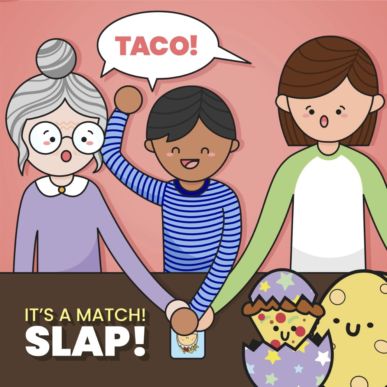 Taco Cat Goat Cheese Pizza Easter Edition Tabletop Game Party Fun