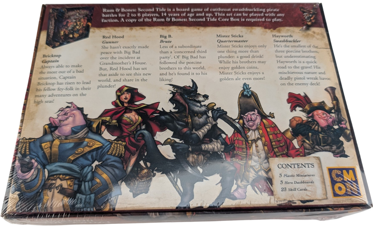 Rum & Bones Second Tide Fairy Tale Hero Pack RB-KS016 CMON New Sealed