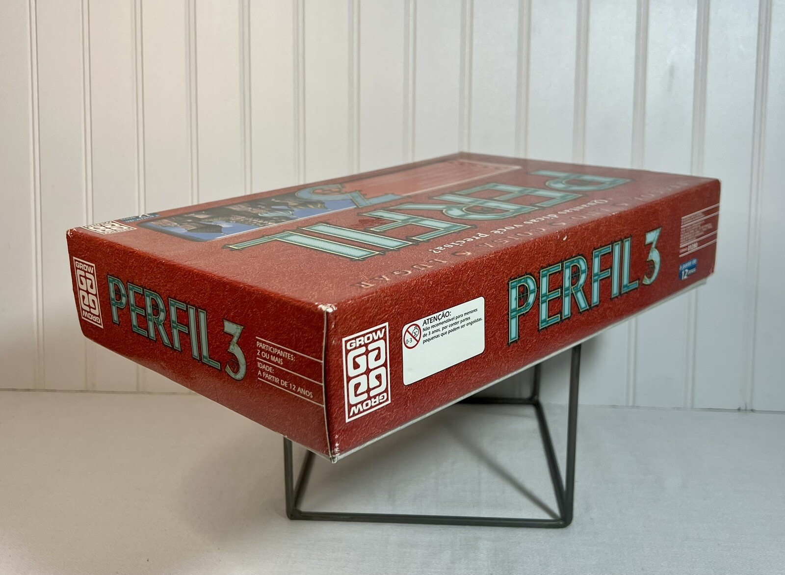 Jogo Perfil 3 Board Game By Grow Brazil Portuguese New Old Stock 12 Years And Up