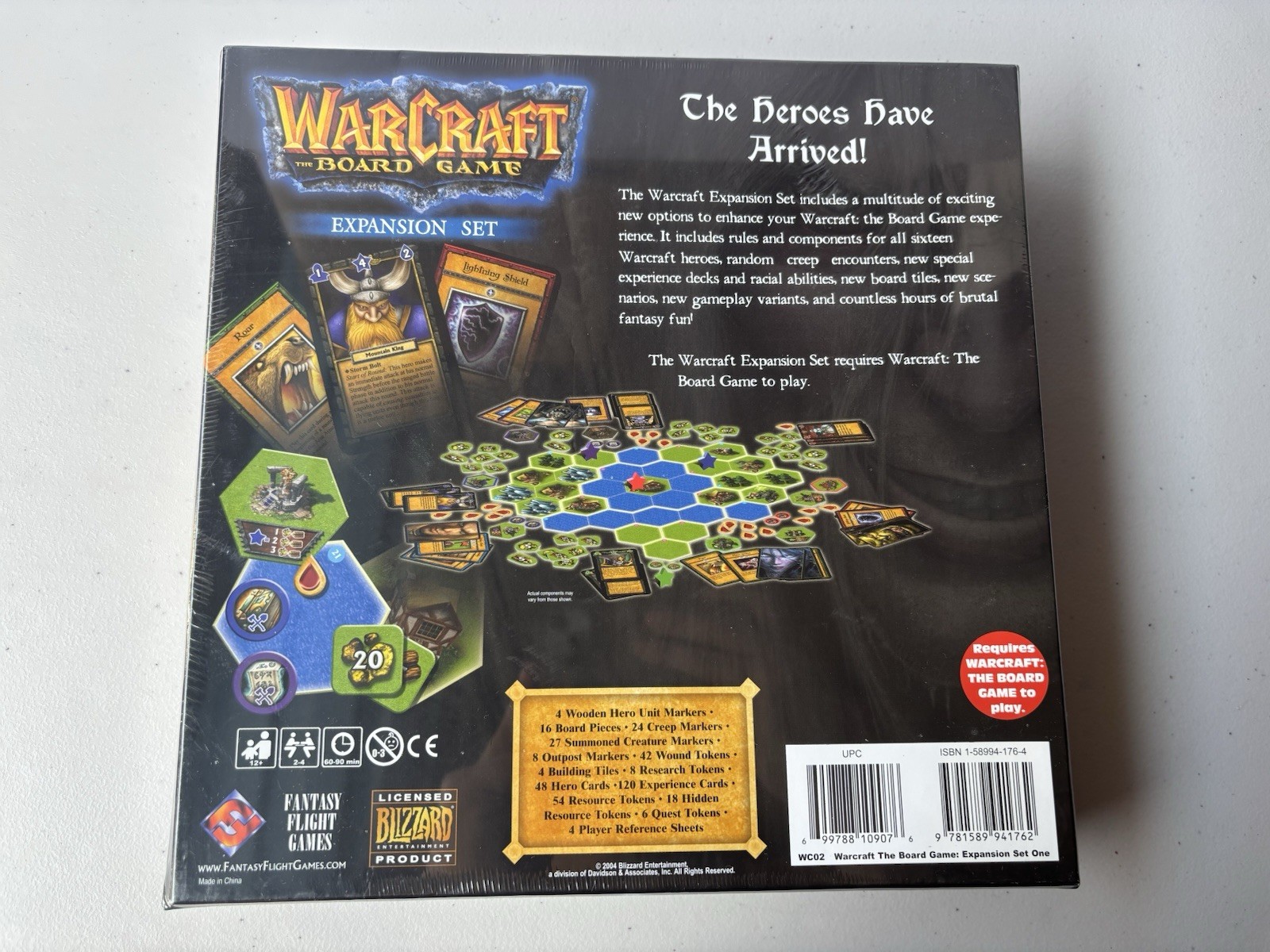 Warcraft the Board Game Expansion Set One Blizzard 2004 – Brand New Sealed