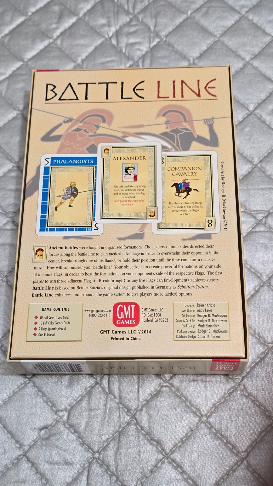 Battle Line Card Game by GMT Games LLC 2014 – Germany