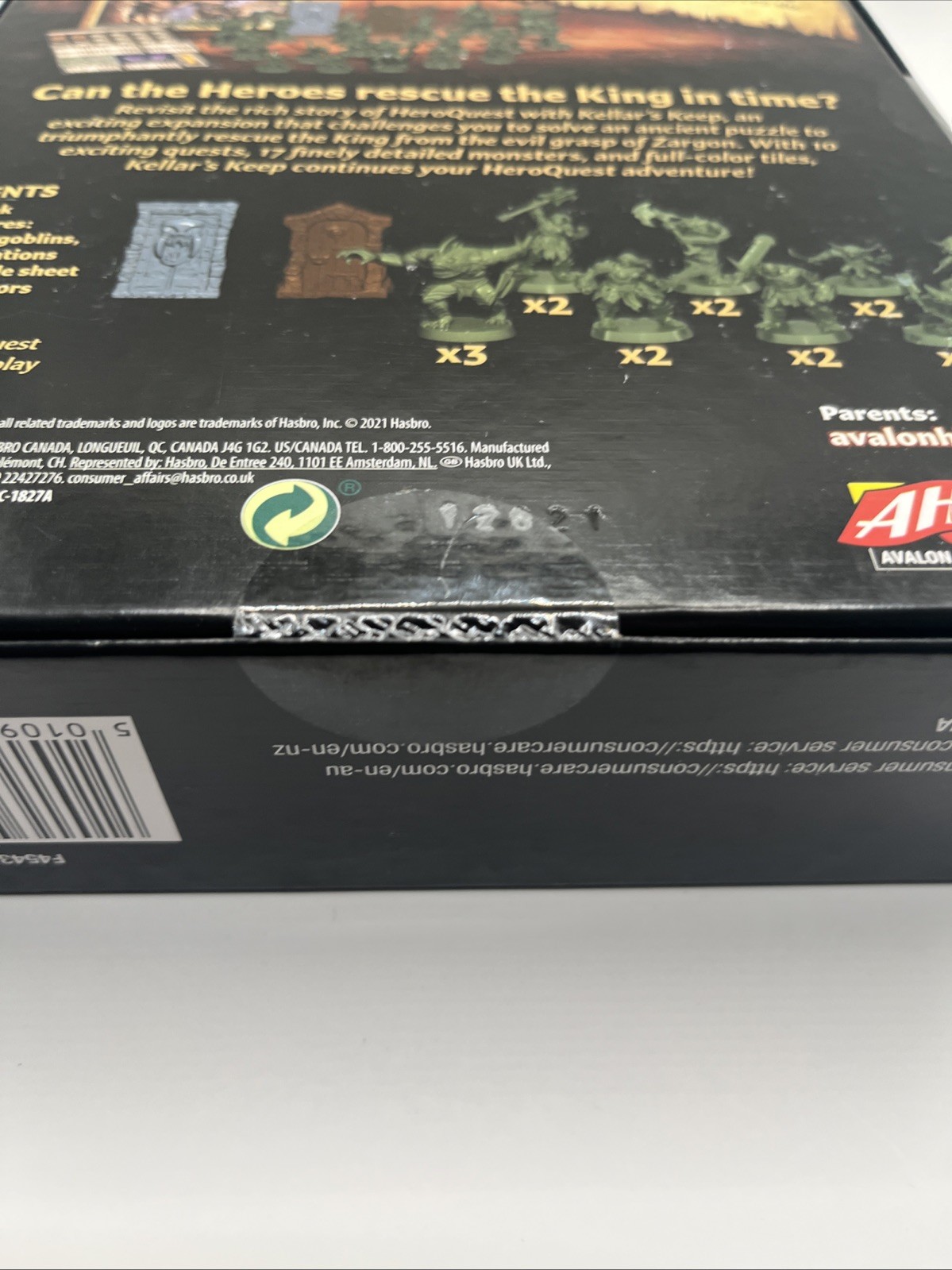 HeroQuest Kellar’s Keep Quest Pack Board Game Expansion New Open Box