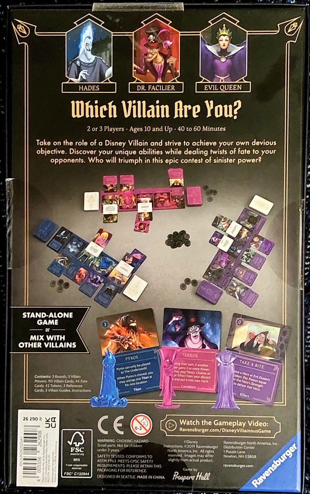 Disney Villains Villainous Wicked To The Core Board Game New & Sealed