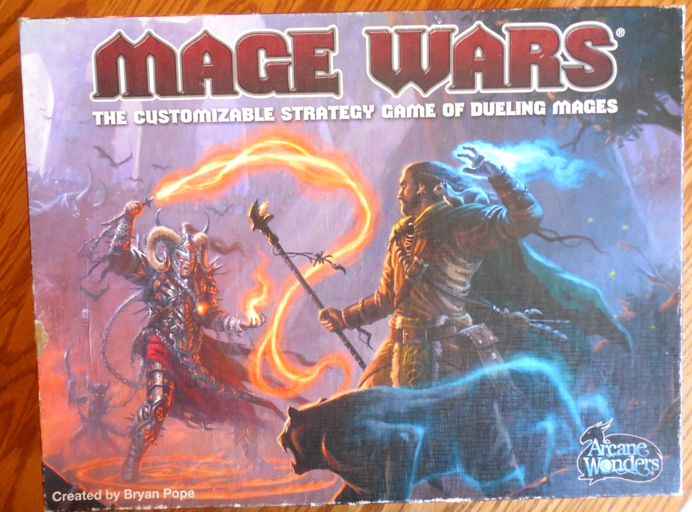 EUC 2012 Arcane Wonders “Mage Wars” Customizable Strategy Game of Dueling Mages