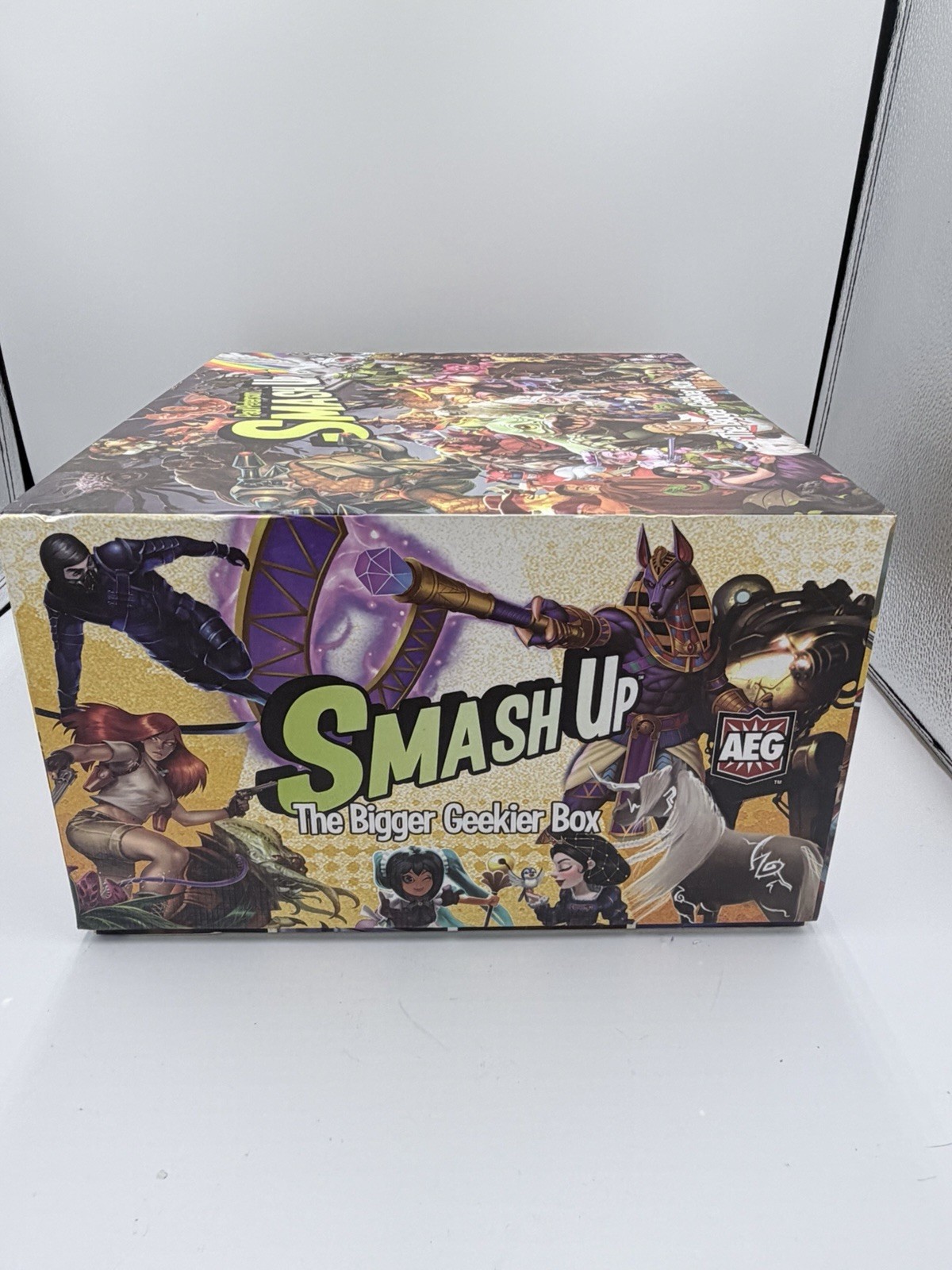 AEG: Smash Up – The Bigger Geekier Box COMPLETE + 3 Expansions 19 Factions
