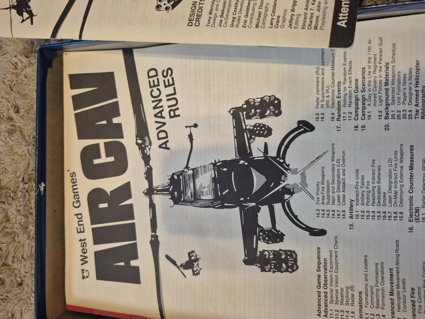 West End Games: Air Cav: Helicopter Warfare in the 80s: Used