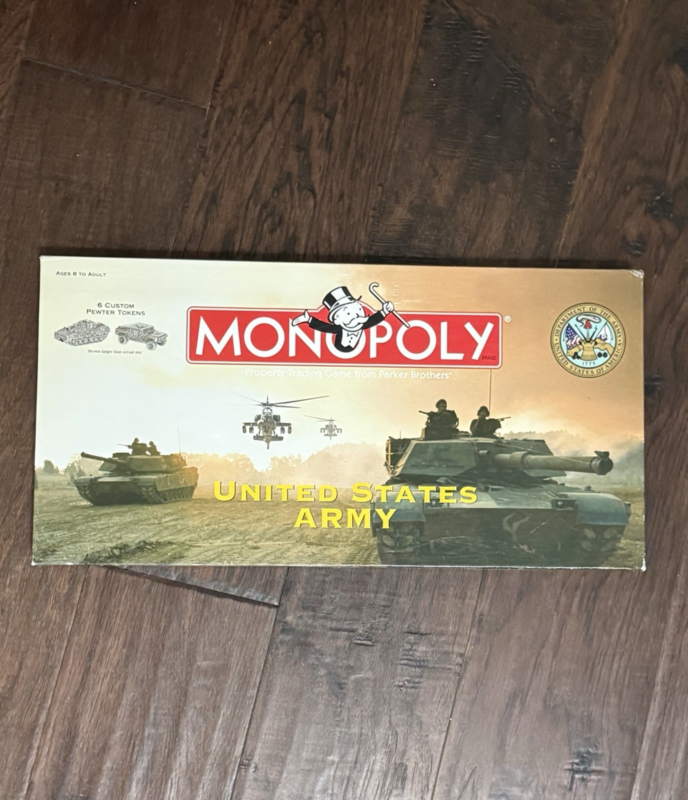 MONOPOLY Board Game US United States Army Edition Parker Bros 2002 COMPLETE