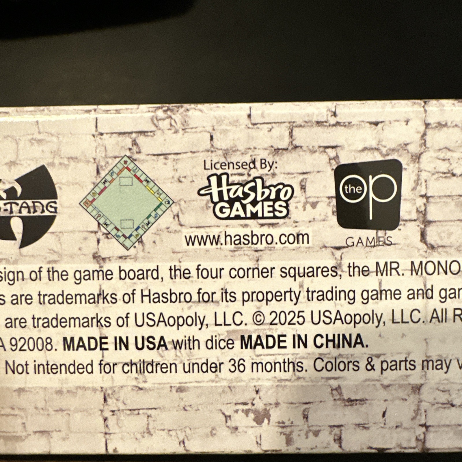 Wu-Tang Edition Monopoly ***Limited Edition*** /720 with Extra Pieces and Poster