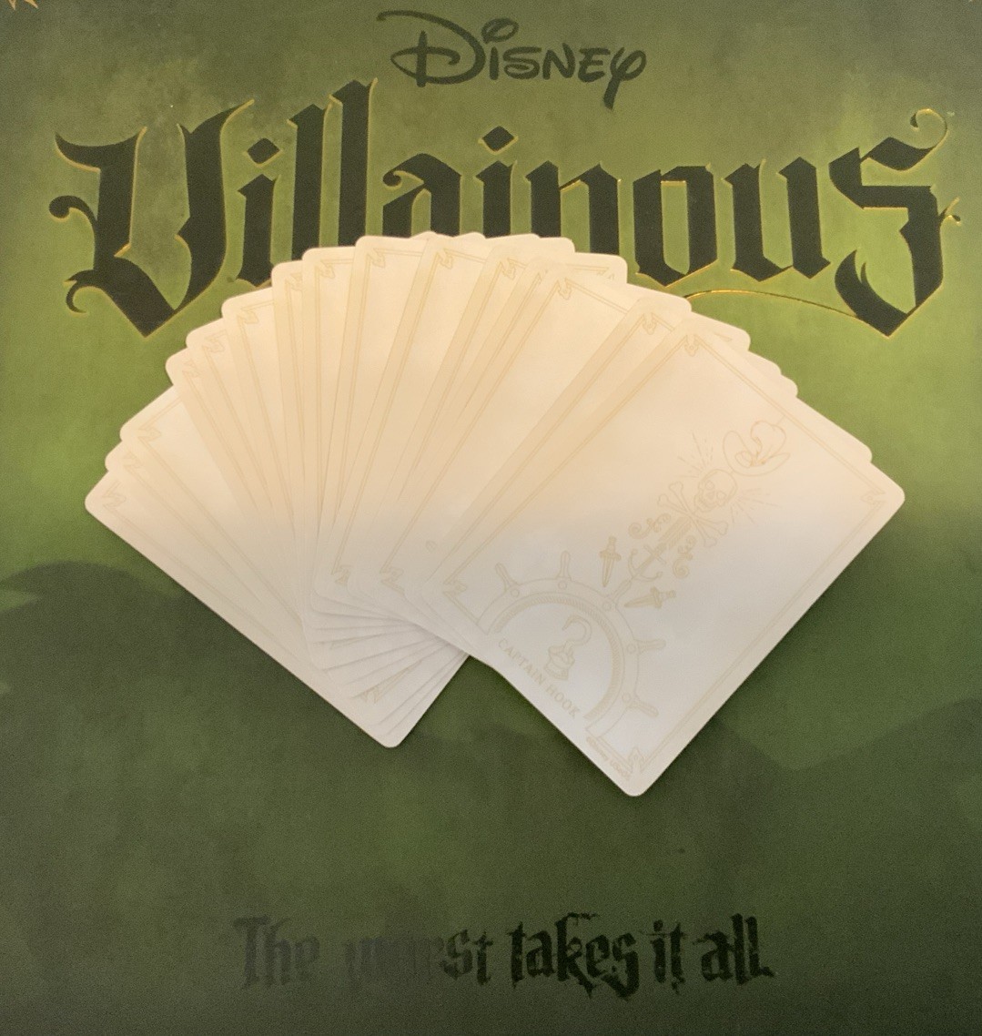 2019 Disney Villainous Worst Takes It All Replacement Captain Hook Hate Cards