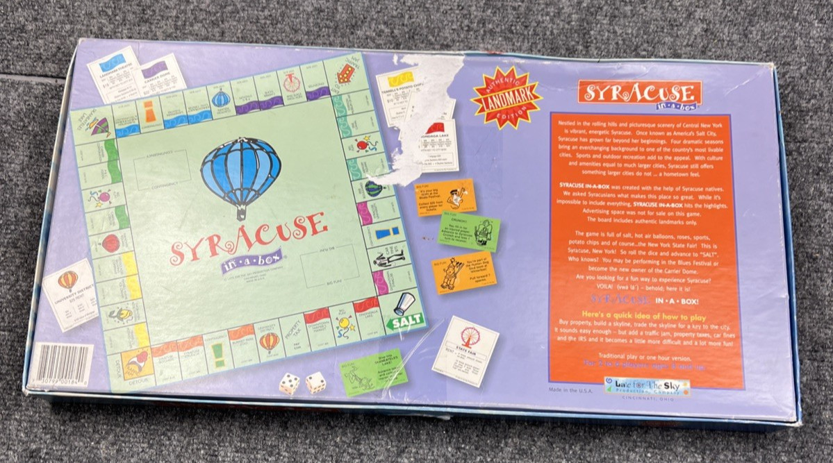 Late for the Sky – Syracuse in a Box Board Game