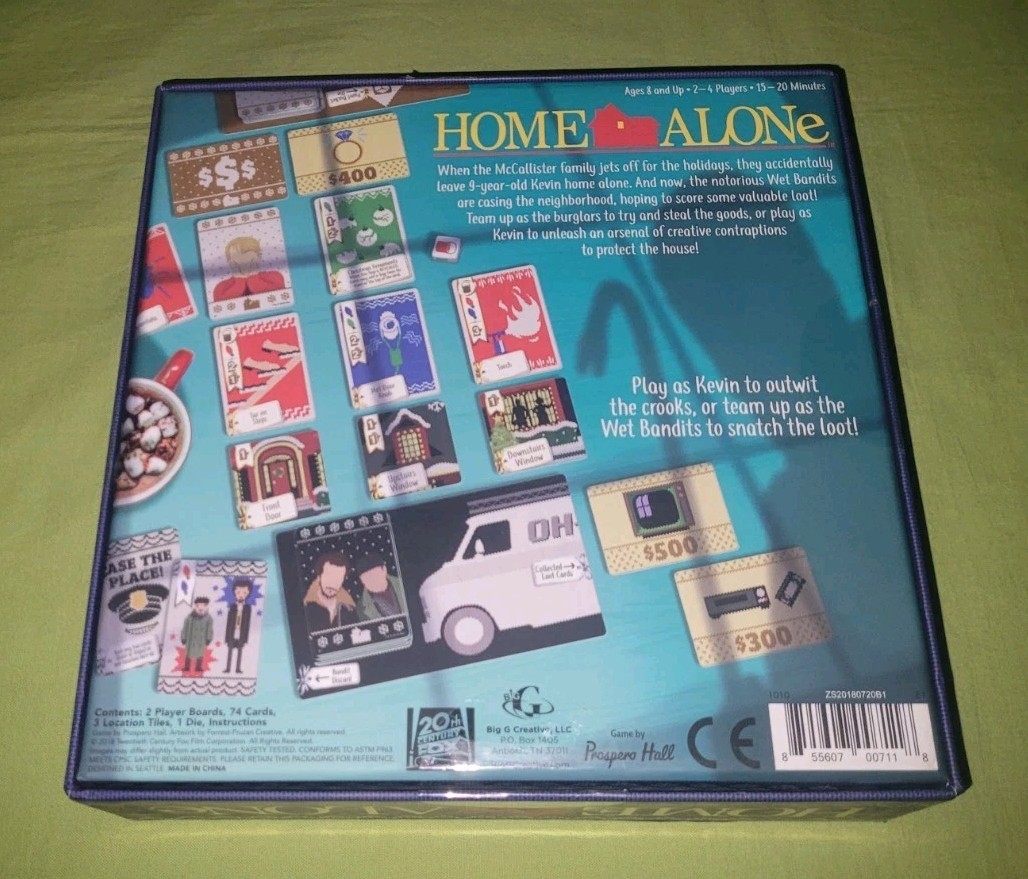 Home Alone Filthy Animal Keep The Change Christmas Holiday Family Board Game Lot