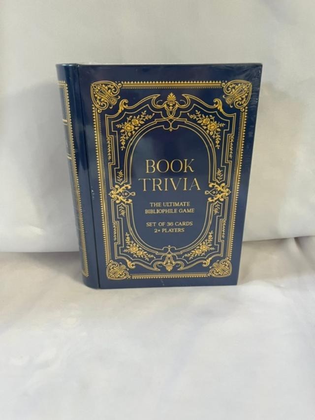 Book Trivia Ultimate Bibliophile Game – 36 Card Literary Quiz for Readers