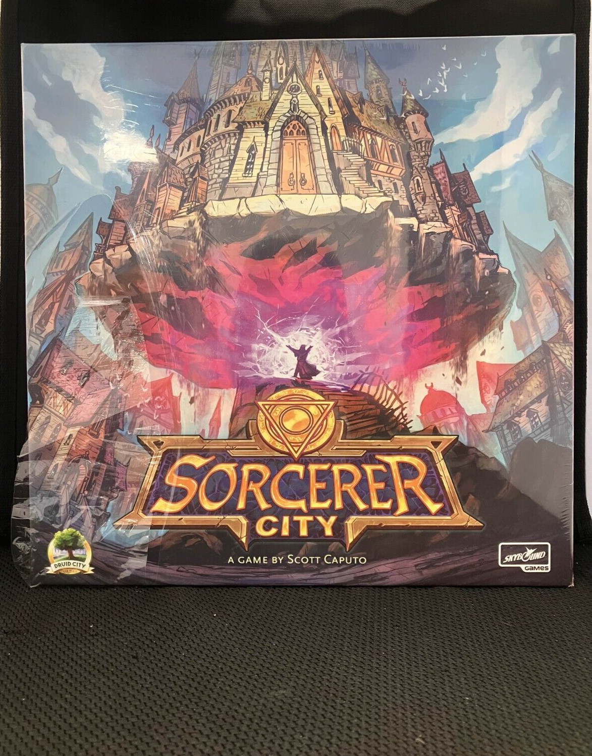 Sorcerer City Tile Laying Board Game NEW! Paper or Plastic