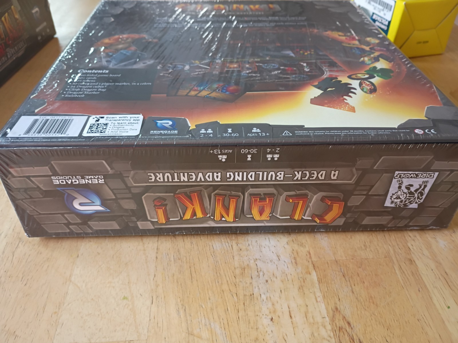 Clank! A Deck-Building Adventure Board Game Sealed Renegade Dire Wolf CLASSIC!!