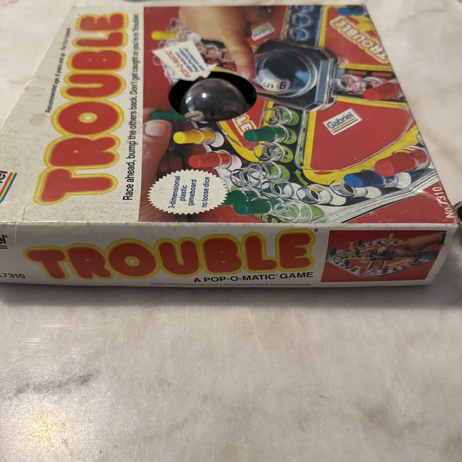 VINTAGE Trouble Pop-O-Matic Game Gabriel 1977 Kids Classic