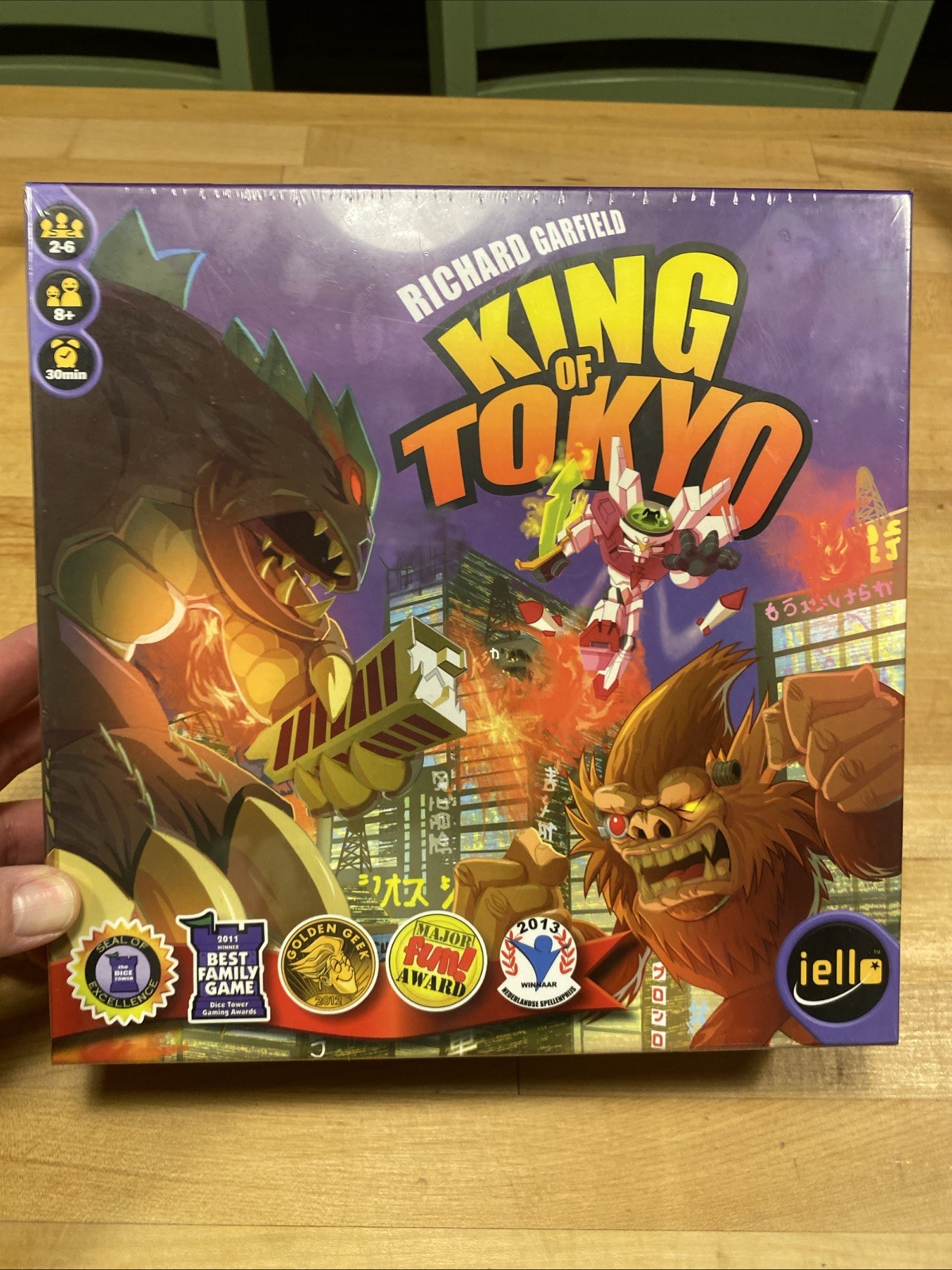 New Sealed King of Tokyo Monster Board Game Richard Garfield 2014 iello Strategy