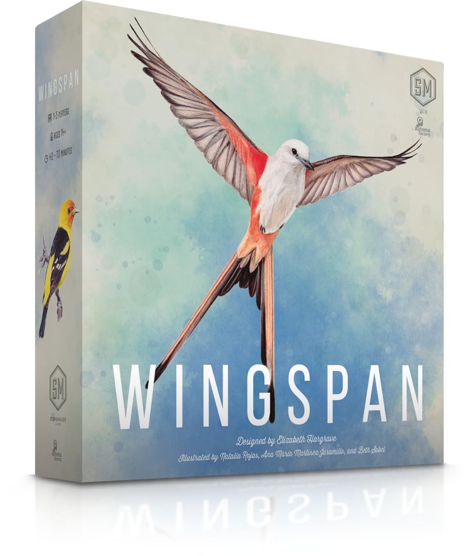 : Wingspan (Base Game) by Elizabeth Hargrave | A Relaxing, Award-Winning Stra…