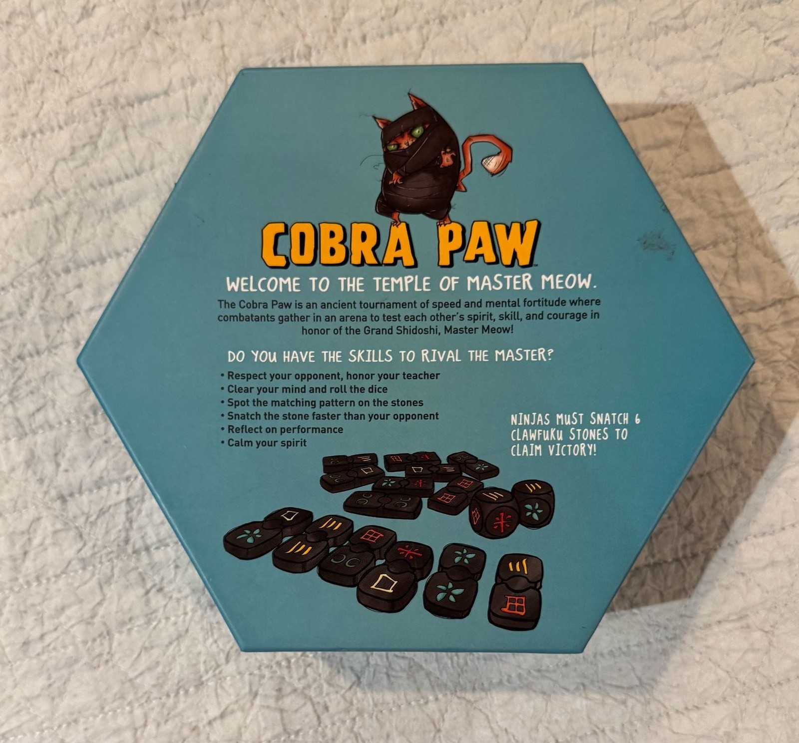 Cobra Paw Ninja Reflexes Tile-Snatching Board Game