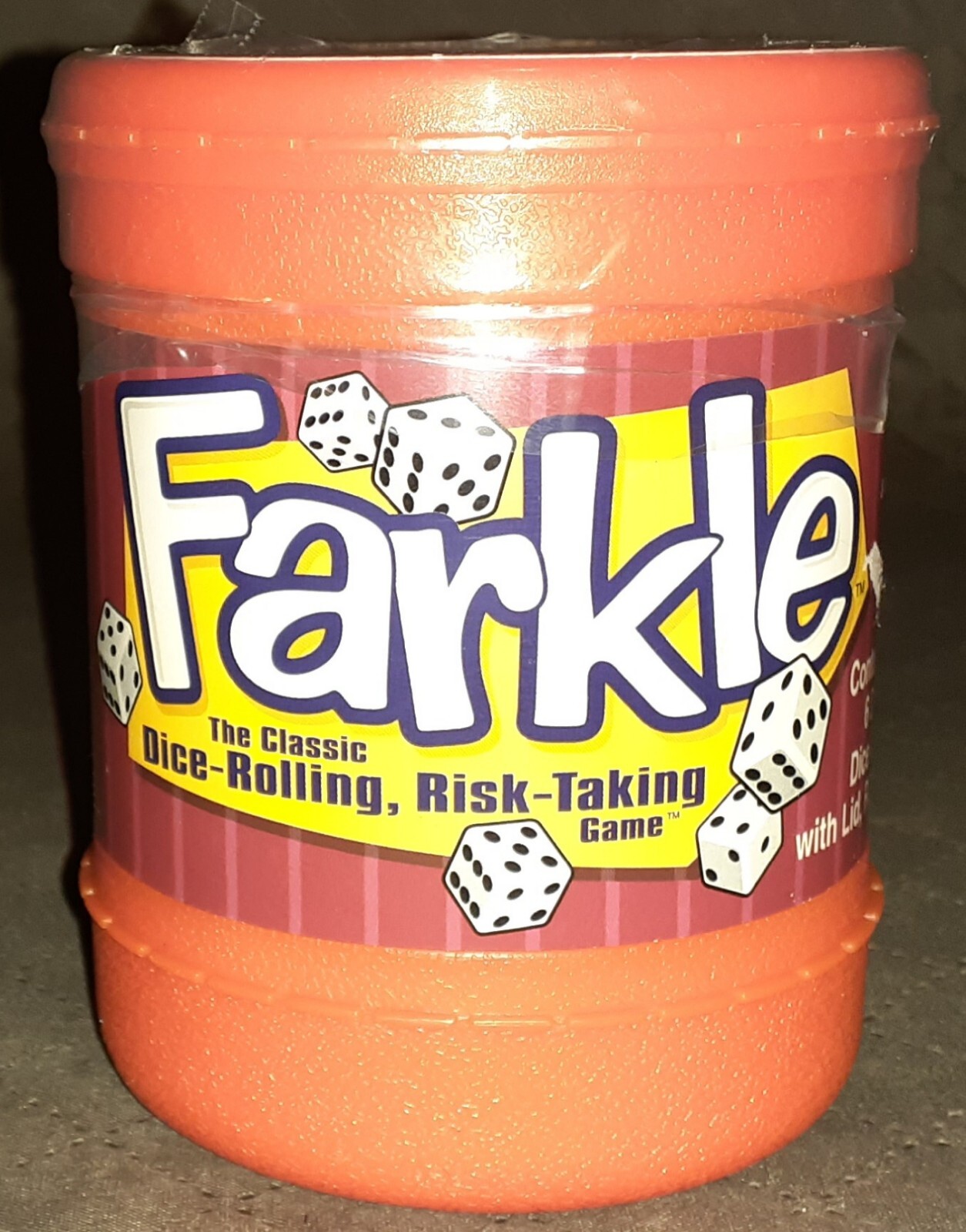 2008 Farkle Dice Game – Sealed Orange Container – New!