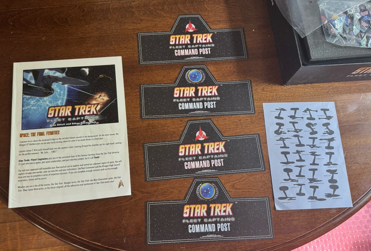 Star Trek Fleet Captains Board Game NECA WizKids HeroClix 2011 Complete 2011- NM