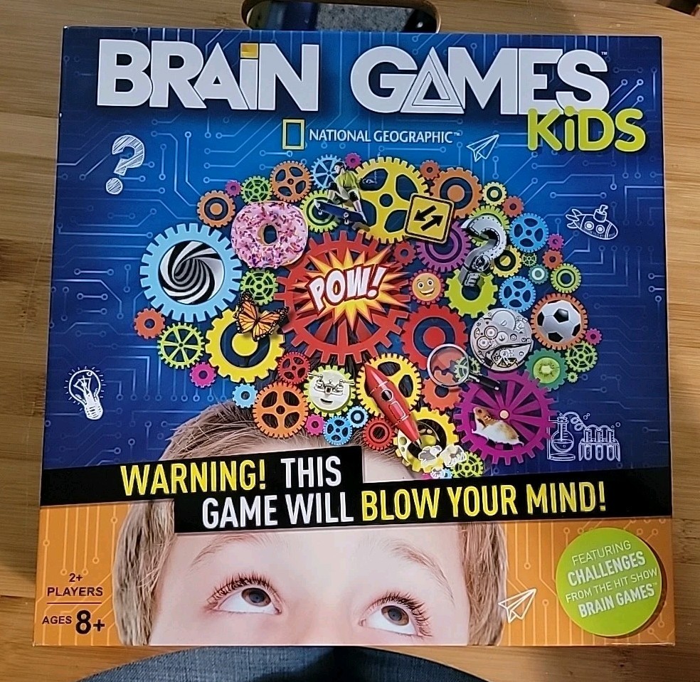 National Geographic Brain Games Kids Edition Buffalo Learning Game Science Age8+