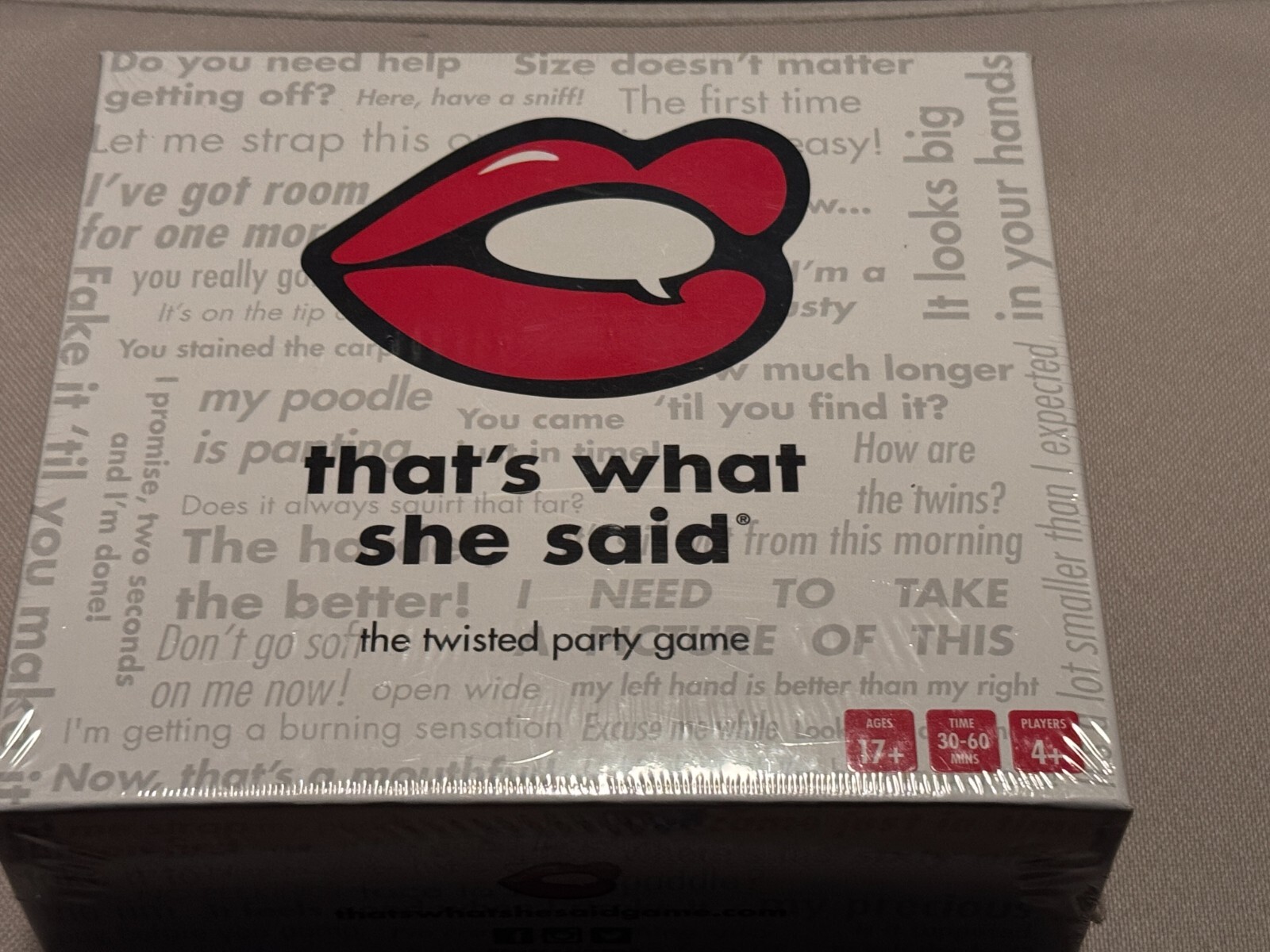 That’s What She Said Game – The Twisted Party Game New Ages 17+