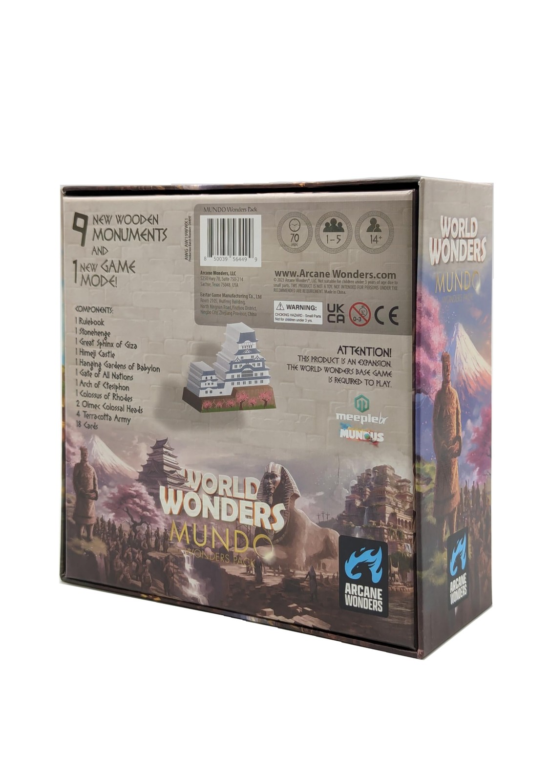 World Wonders Mundo Expansion, Strategy Board Game, for 1 to 5 Players and Ag…