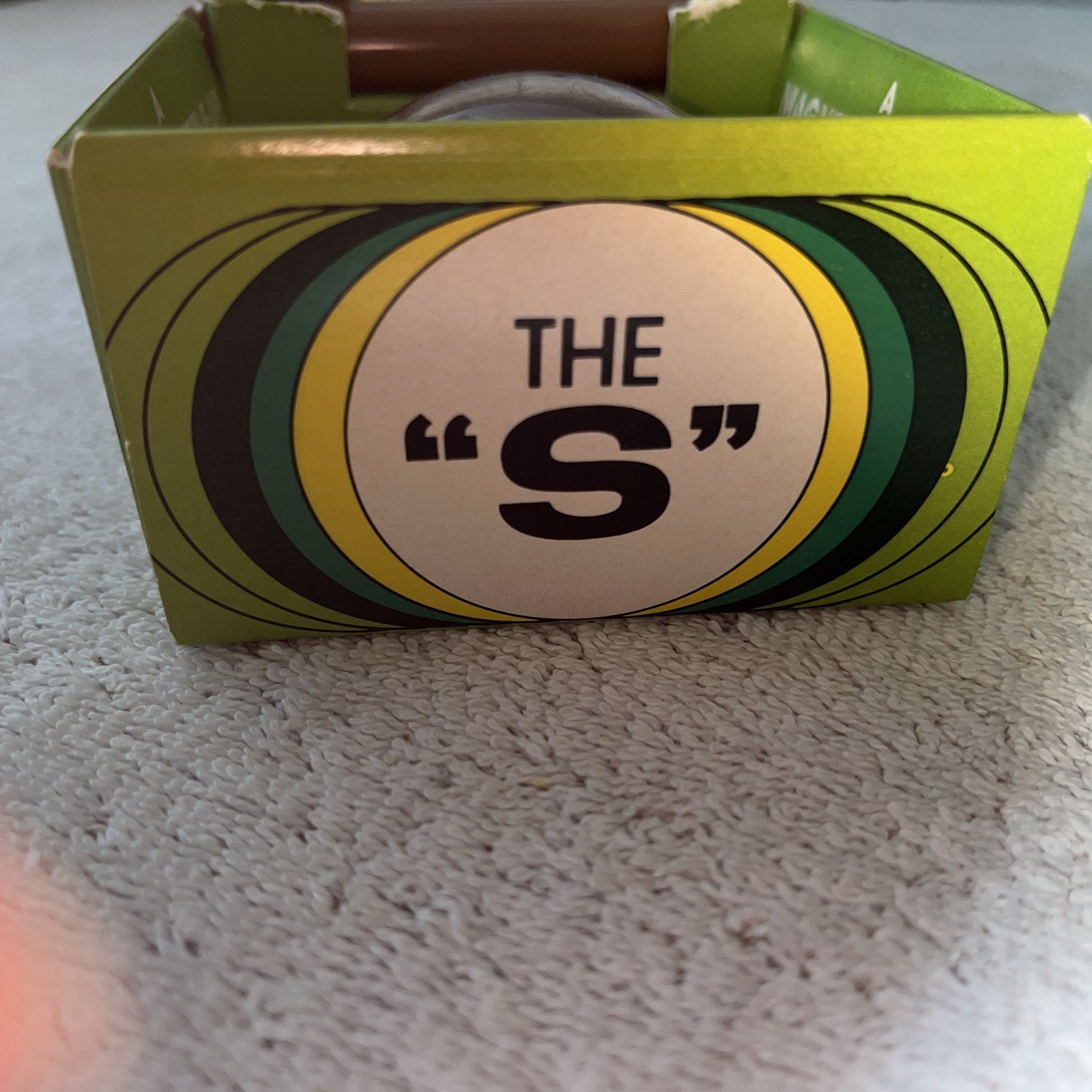 The “S” Magnetic Puzzle-Up Game #367 Puzzle Reiss Marble Vintage 1970s