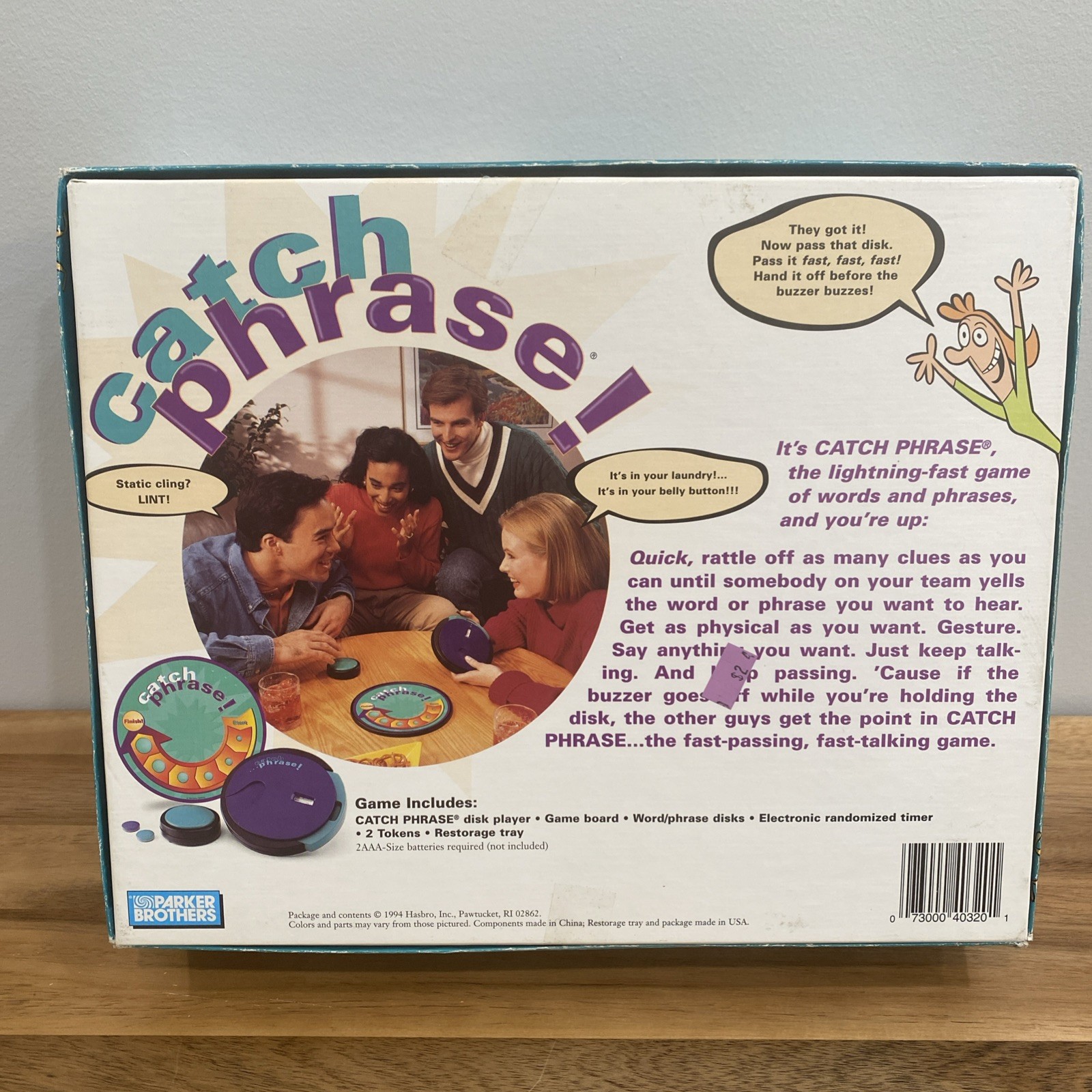 Vintage Catch Phrase Party Game 1994 Original Edition Parker Brothers, Complete