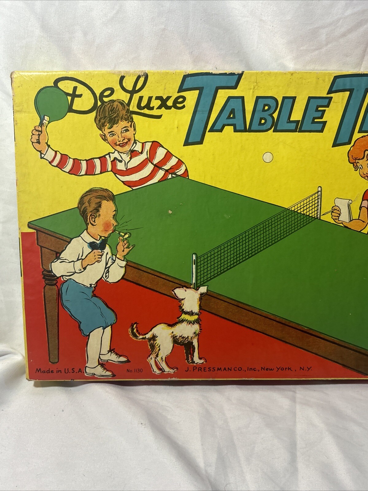 DE LUXE Table Tennis J. Pressman VINTAGE 1930s Historic!!