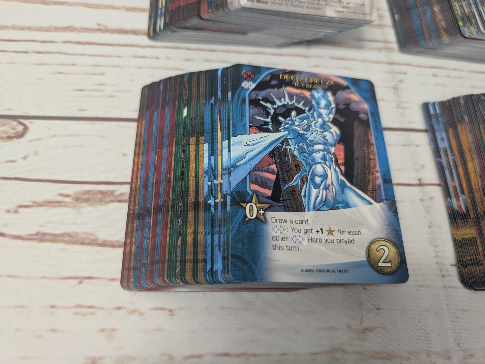 Marvel Legendary Dark City Expansion Upper Deck Board Game No Box 2013