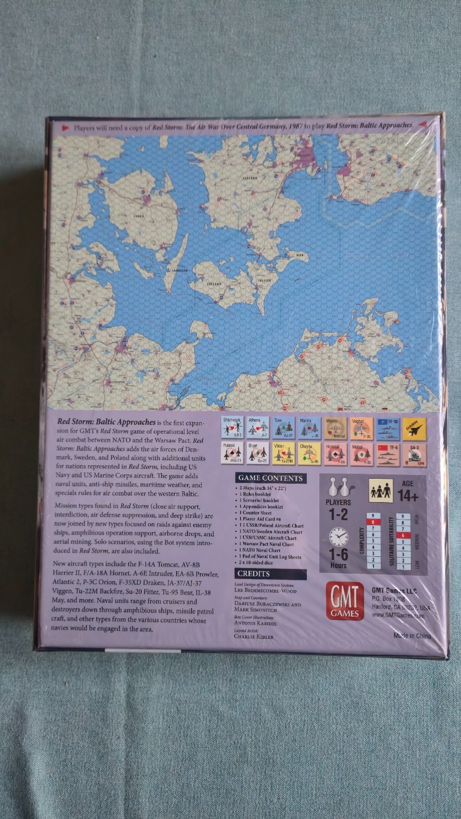 Red Storm: Baltic Approaches: The Air War Over the Baltic 1987 by GMT SEALED NEW