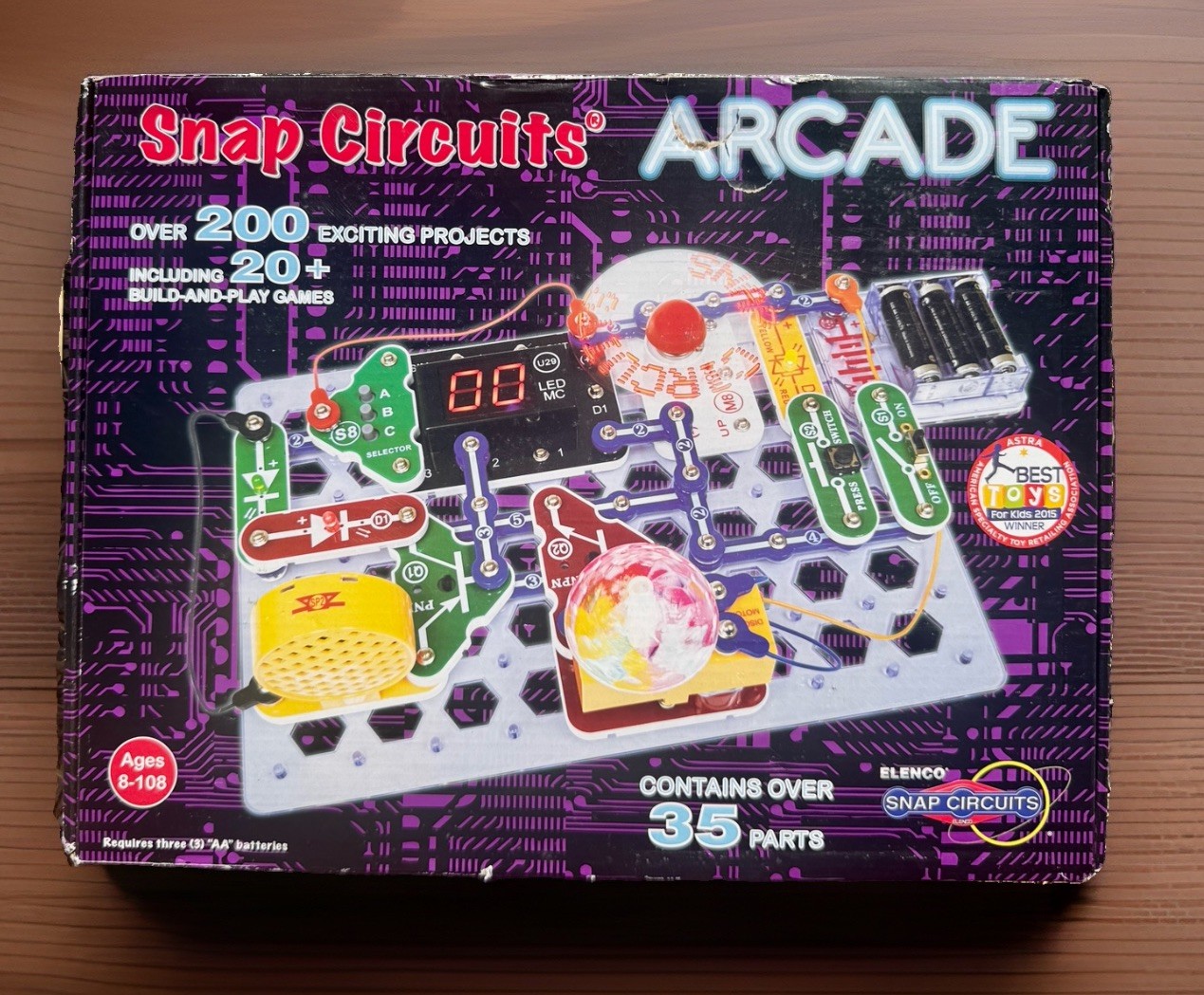 Elenco Snap Circuits Arcade Electronics Exploration Kit SCA200 STEM Toy Complete