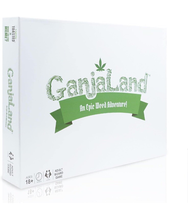 Ganjaland Board Game An Epic Weed Adventure for Adults Brand New Factory Sealed